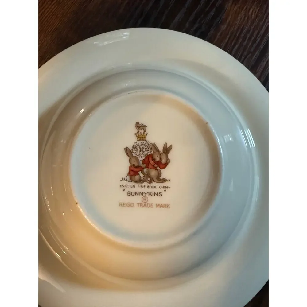 Royal Doulton Bunnykins Fine Bone China Baby Bowls, Set of 2
